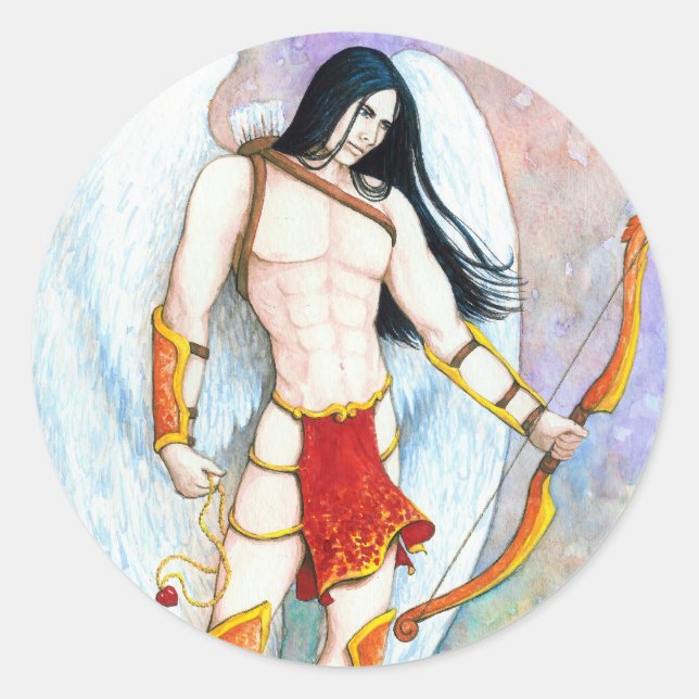 Eros Classic Round Sticker (Front)