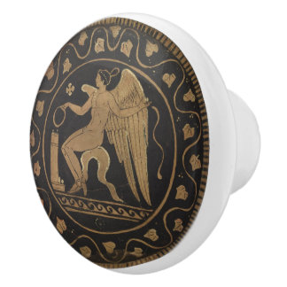 Eros Hellenistic Ancient Art Angel Ceramic Knob