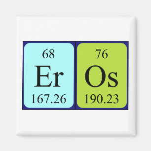 Eros periodic table name magnet