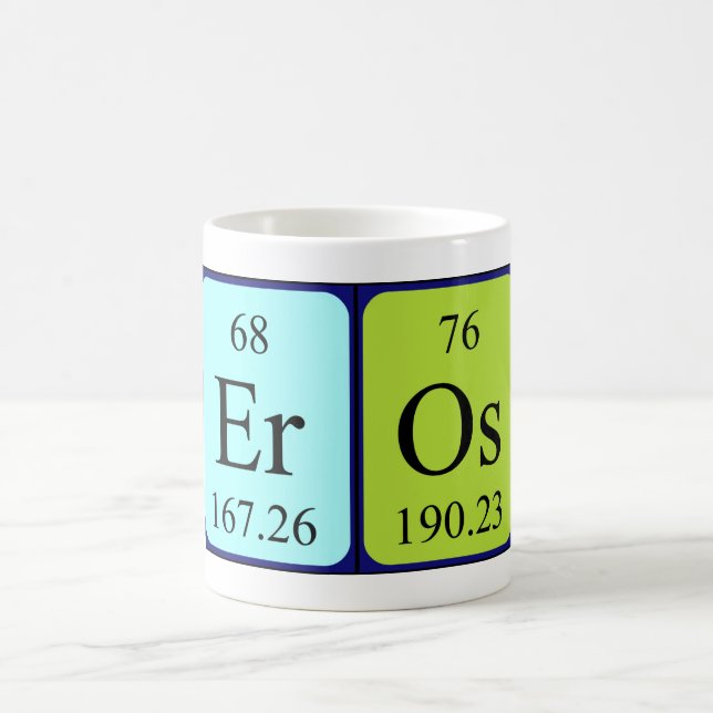 Eros periodic table name mug (Center)