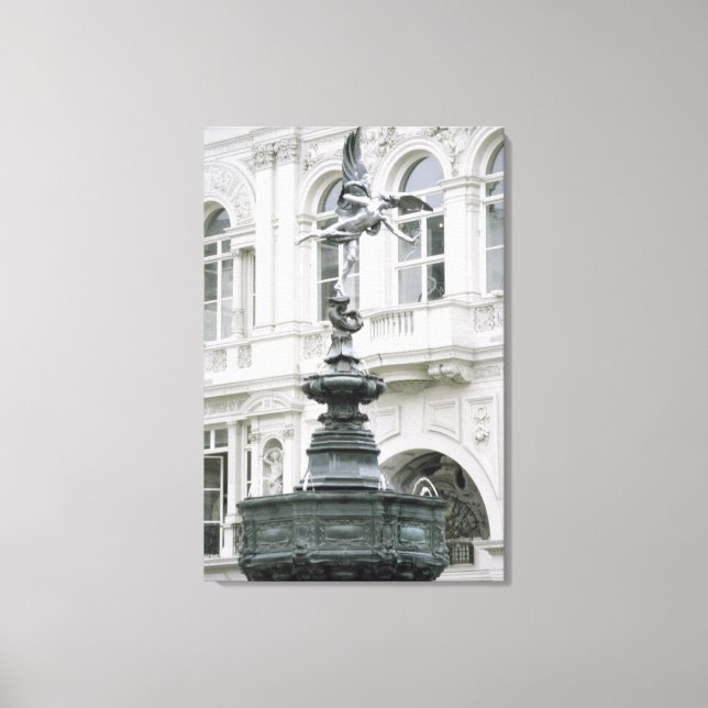 Eros, Piccadilly Circus Canvas Print (Front)