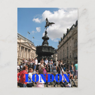 Eros Piccadilly Circus London UK postcard