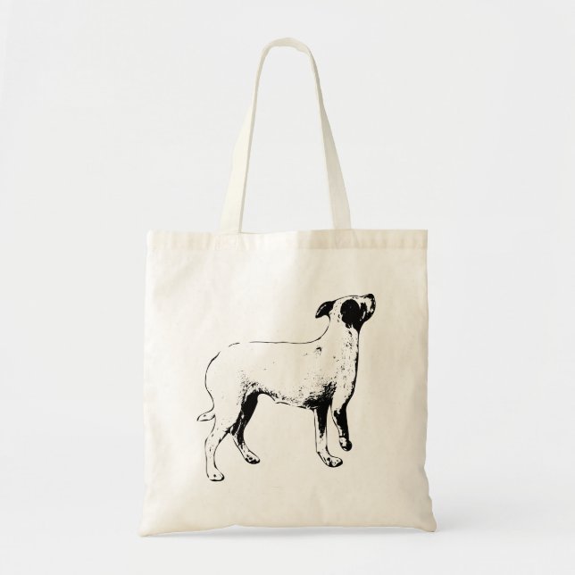 Errand Run, Head Up Tote Bag (Front)