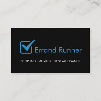 Errand Runner Business Card