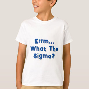 Errm... What The Sigma? Child Tee Shirt
