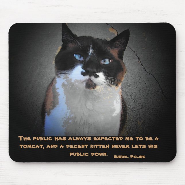 Errol Feline - International Tomcat Mouse Mat (Front)
