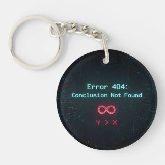 Error 404: Conclusion Not Found – Logic Loop Keych Key Ring