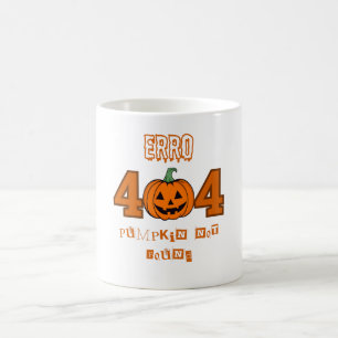 Error 404 Costume Not Found Funny Halloween Coffee Mug