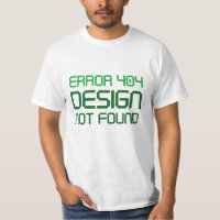 Error 404 Design Not Found