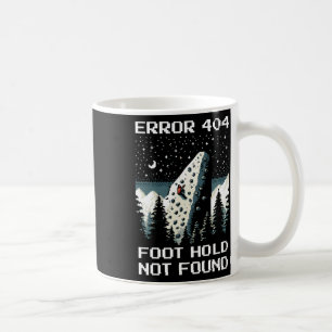 Error 404 – Missing Foothold Climbing Pixel Design Coffee Mug