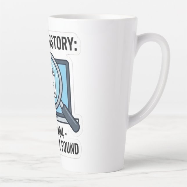 Error 404 Mug - Funny IT Coffee Cup (Right)