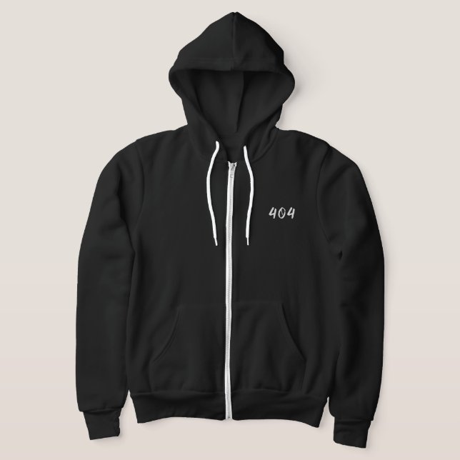 Error 404 Sleep Not Found Cyberpunk Programmer Hoo Hoodie (Laydown)