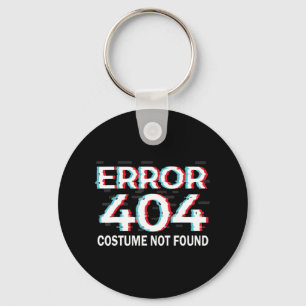 Error  Costume Not Found Fun Halloween  Programmer Key Ring