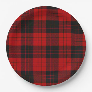 Erskine Paton Tartan Paper Plate