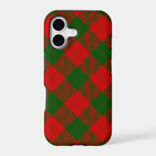 Erskine tartan red green plaid