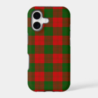 Erskine tartan red green plaid
