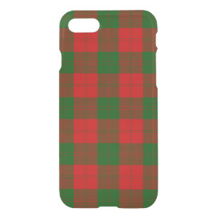Erskine tartan red green plaid iPhone SE/8/7 case