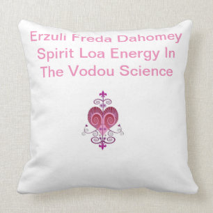 Ersuli Freda Dahomey Loa Spirit VeVe Trow Pillow