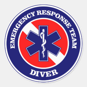 ERT Diver Classic Round Sticker