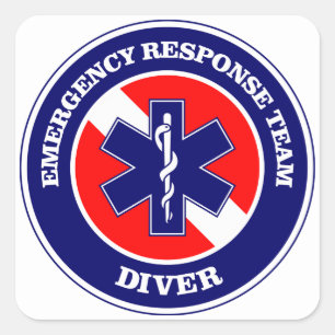ERT Diver Square Sticker