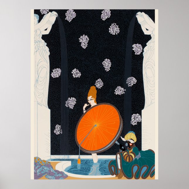 Erté - Bath of the Marquise, 1980 Poster (Front)