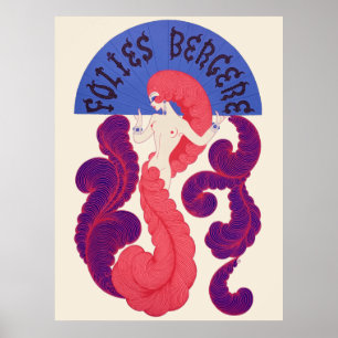 Erté - Folies Bergere Poster