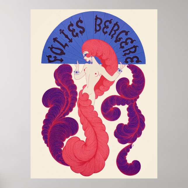 Erté - Folies Bergere Poster (Front)