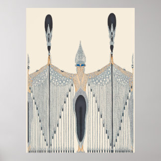 Erté - Les Bijoux de Perle Poster