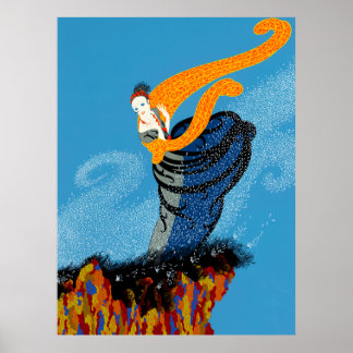 Erté - Summer Breeze Poster