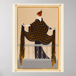 Erté - The Balcony Poster