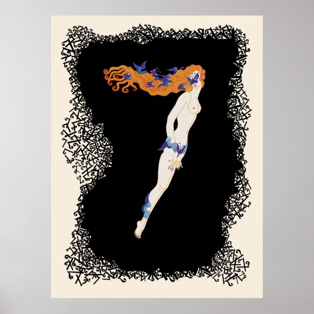 Erté - The Numerals Suite, The Number 7 Poster (Front)