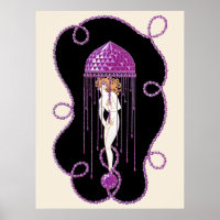 Erté - The Precious Stones Suite, Amethyst, 1969