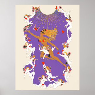 Erté -The Seasons, Summer, 1970 Poster