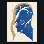 Erté - The Seasons, Winter, 1970 Poster<br><div class="desc">Erté - The Seasons,  Winter,  1970</div>