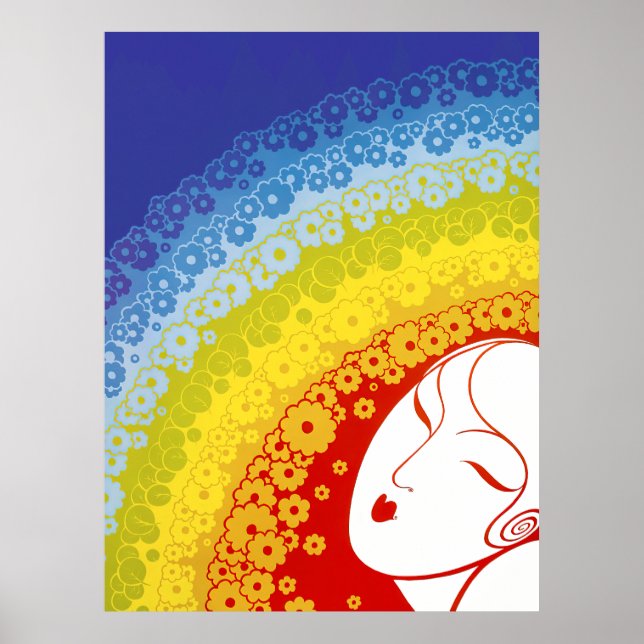 Erté - The Twenties Remembered Suite, Rainbow Poster (Front)