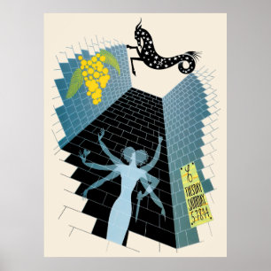 Erté - The Zodiac Suite, Capricorn Poster