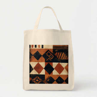 ertical design with African elements Tote Bag