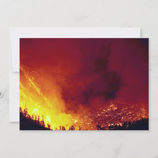 Erupting volcano, Hawaii (Front)