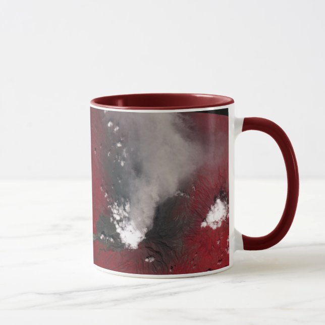 Eruption at Mount Merapi, Indonesia Ceramic Mug (Right)