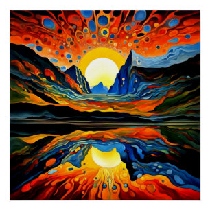 Eruption beyond the sunset 1 poster