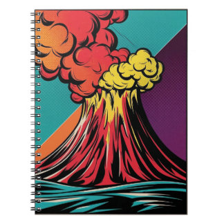 Eruption in Colour Notebook