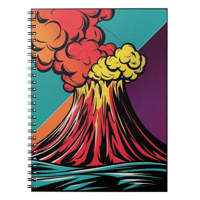 Eruption in Colour Notebook (Front)