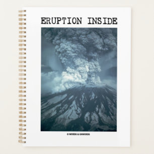 Eruption Inside Mt. Saint Helens Geology Psyche Planner