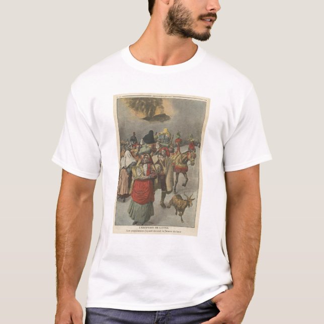 Eruption of Mount Etna T-Shirt (Front)