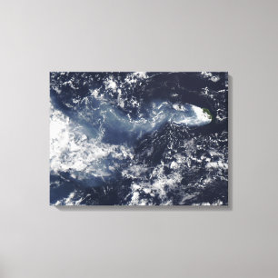 Eruption of Piton de la Fournaise, Reunion Isla Canvas Print