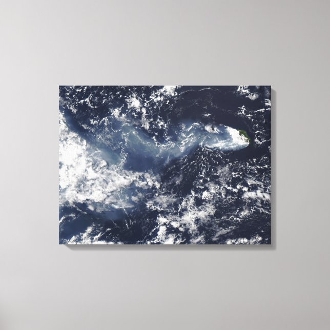 Eruption of Piton de la Fournaise, Reunion Isla Canvas Print (Front)