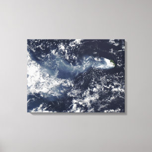 Eruption of Piton de la Fournaise, Reunion Isla Canvas Print