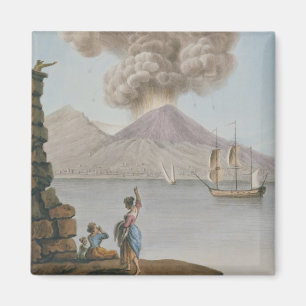 Eruption of Vesuvius, Monday 9th August 1779, plat Magnet