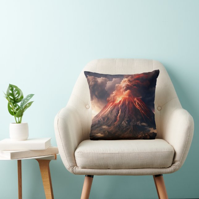 Eruption of Volcano Cushion (Chair)