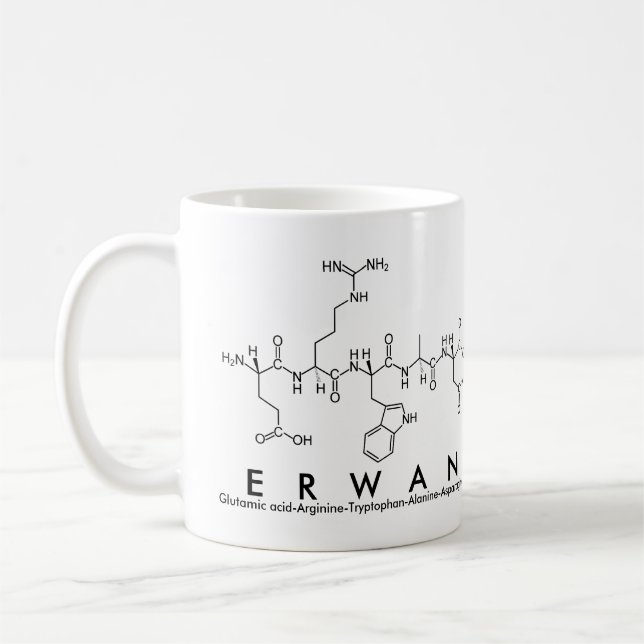Erwan peptide name mug (Left)